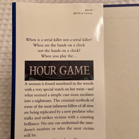 HOUR GAME by David Baldacci Hardback Book w/ Dust Jacket - Picture 2 of 6